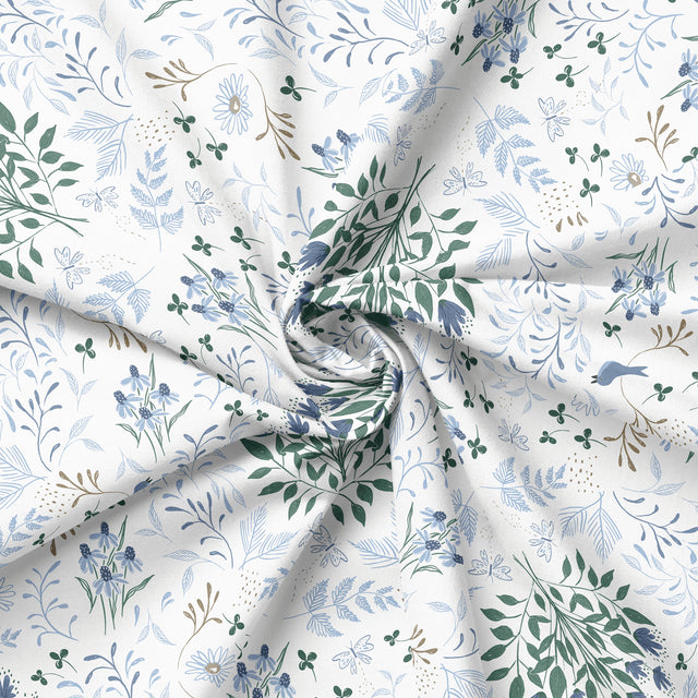"Whimsical Wild Flowers" Mia Presley, Garden Walk Collection, 100% Cotton Quilt Fabric