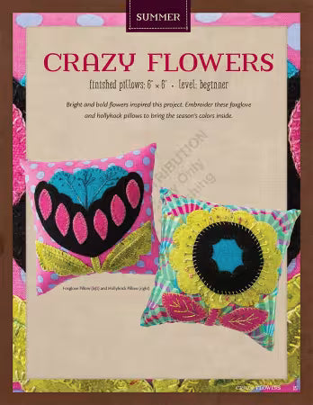 "Cozy Wool Applique" Pattern Book by Elizabeth Ann Angus