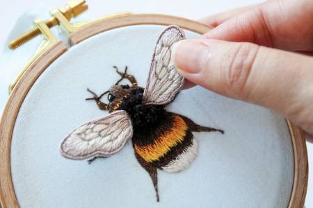 Stumpwork Embroidery & Thread Painting by Megan Zaniewski