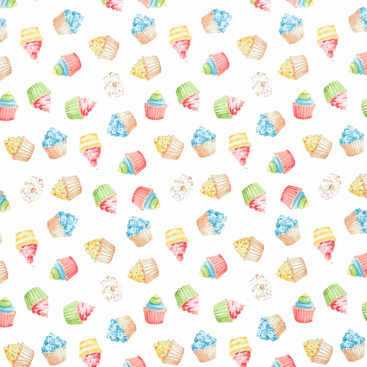 Sweet Little Pleasures "SWEETS TOSS CREAM" by Wilmington Fabrics