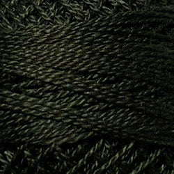 200 - DARK CHOCOLATE, Valdani Perle Cotton 8, Solid