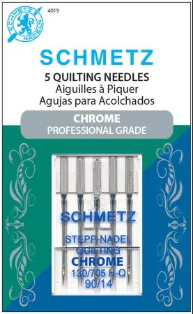 SCHMETZ Size 90/14 - Chrome Professional Grade Quilting Needle
