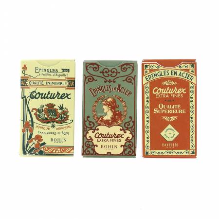 "BOHIN VINTAGE COLLECTION DRESSMAKERS PINS" Quilting Pins, Applique Pins