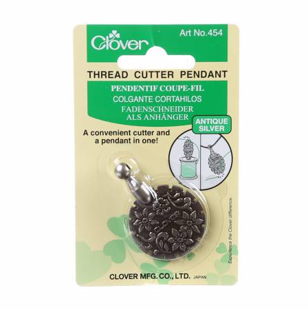 "CLOVER THREAD CUTTER PENDANT" Embroidery Notion