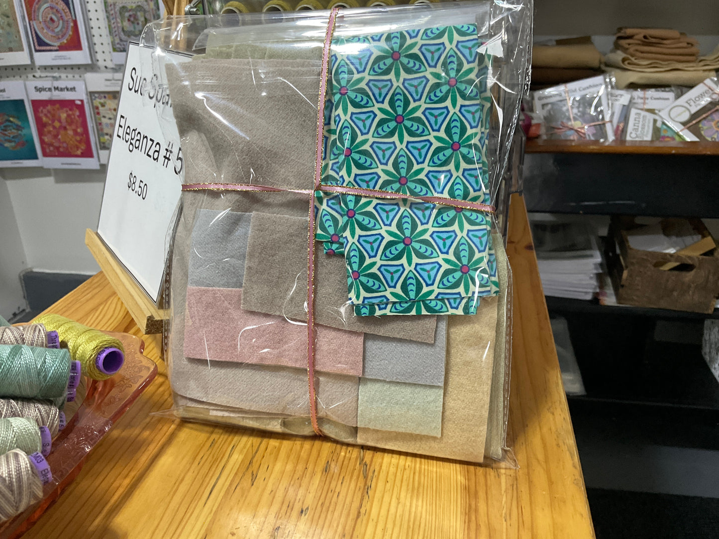 "Tranquil Garden Needle Roll Pattern", Sue Spargo