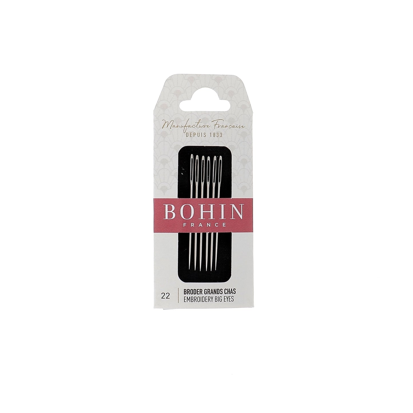 "CHENILLE Size 22" Needles by Bohin France