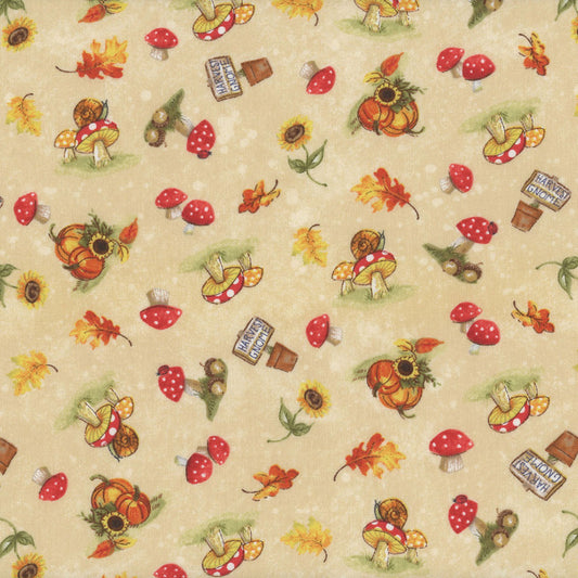 "GNOME-KIN PATCH" Tan by Susan Winget for Wilmington