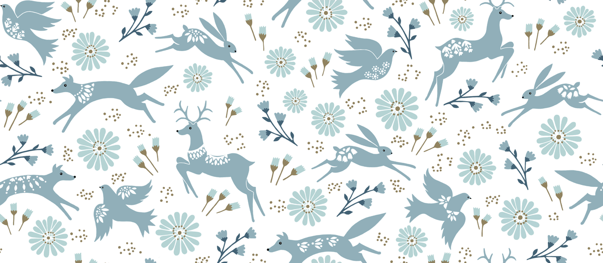"Animal Mix - Light" STARLIT HOLLOW CHRISTMAS COLLECTION by Mia Presley