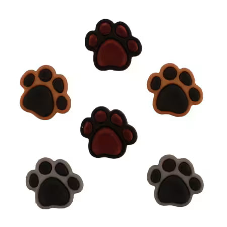Precious Paws Buttons by Buttons Galore
