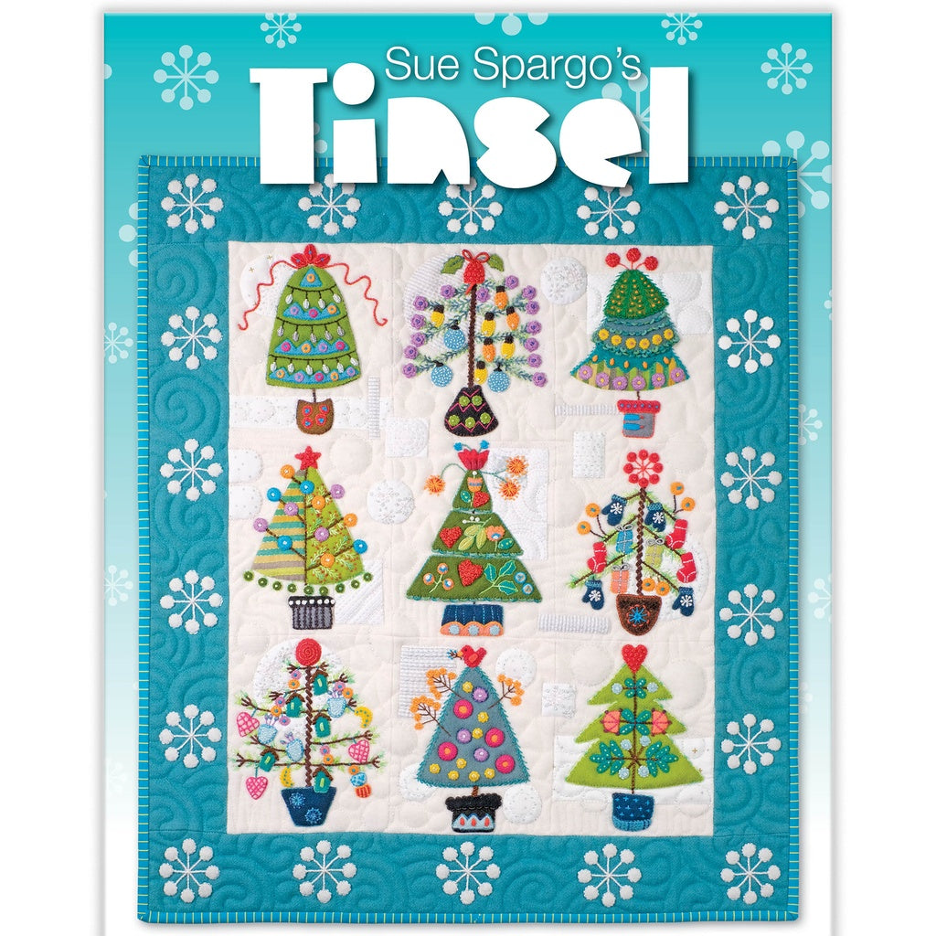 "TINSEL" a Wool Applique Pattern Book, Sue Spargo