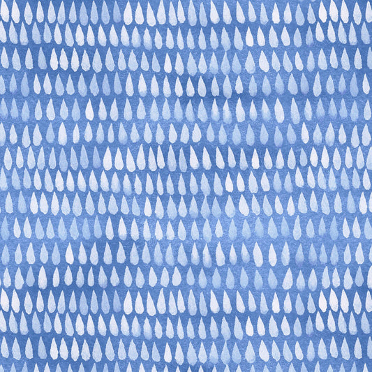 BY THE SEA "Light Blue Droplets" by Maria Over for P&B Textiles
