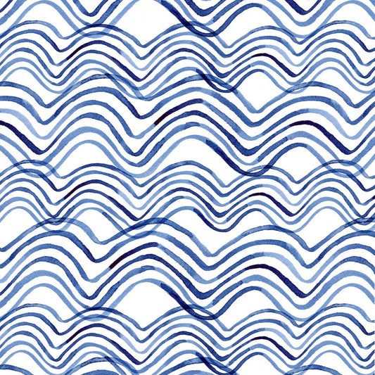 BY THE SEA "Waves" by Maria Over for P&B Textiles