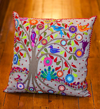 "BIRDSVILLE CUSHION PATTERN", Wendy Williams-Flying Fish-Australia
