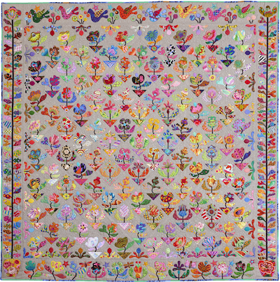 "FIELD OF FLOWERS", Kim McLean Quilt Pattern