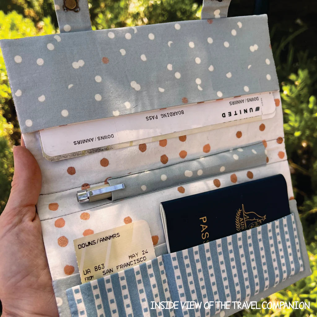 Fly To Anywhere Travel Companion Pattern by Hatched and Patched