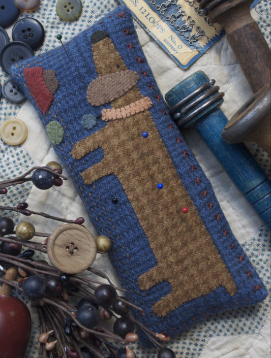 "SNAG THE DOG PINCUSHION"