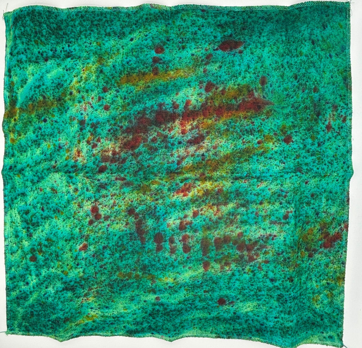 28 Count Evenweave Linen Hand Dyed by Tentakulum Painters Threads in GAUGUIN