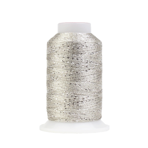 GM2000 GlaMore by Wonderfil "SILVER" Metallic Thread