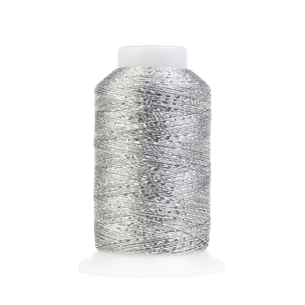 GM6103-Paloma GlaMore 12 wt by Wonderfil, Metallic Thread