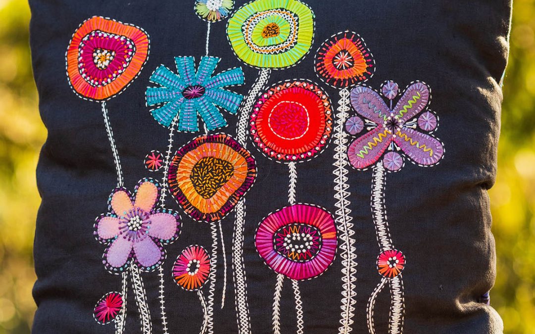 Growing Wild Cushion Pattern - The Needle & Thread Emporium