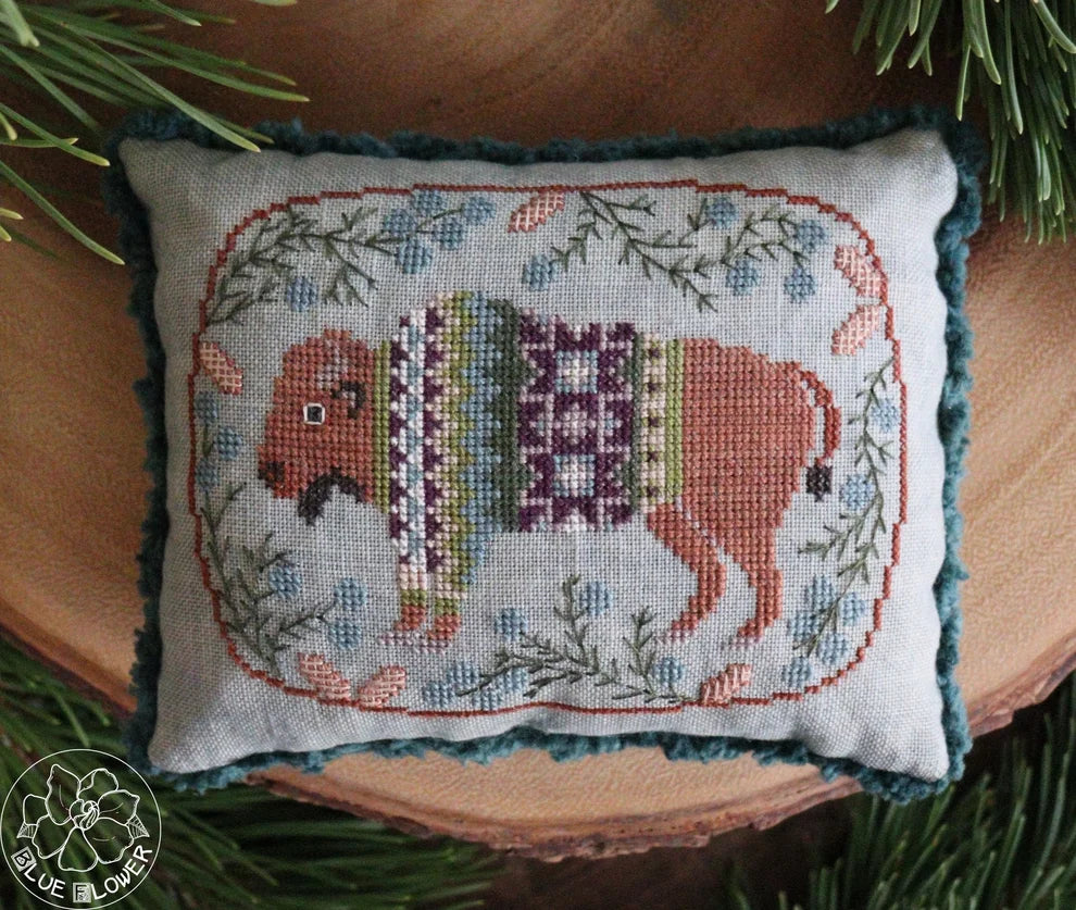 Holiday Card 2025 by The Blue Flower, Cross Stitch Pattern