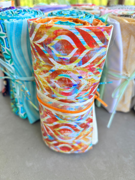 "MOROCCAN PRINT/BLENDERS” - Curated Fat 1/4 Bundle (5)