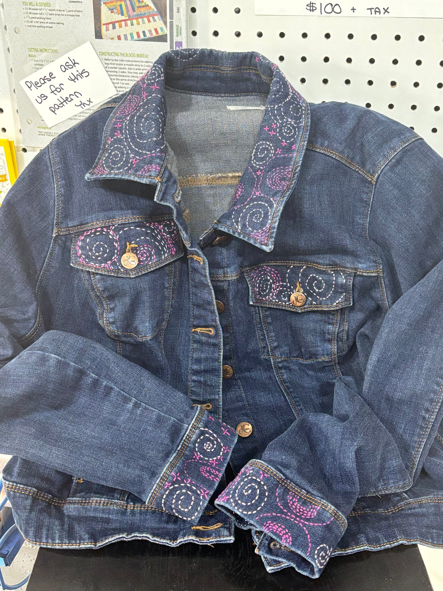 "Freestyle Sashiko Jean Jacket" Workshop