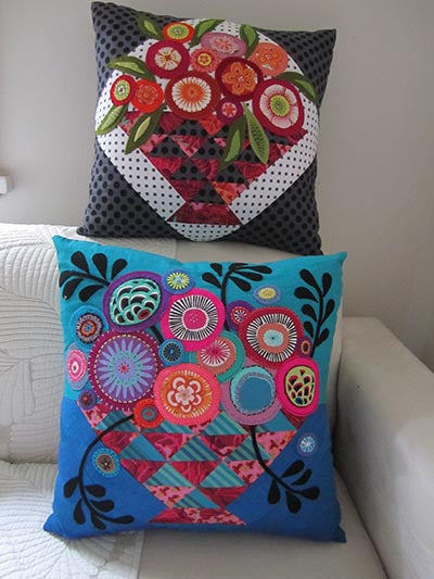 Bloomin' Basket Cushions Pattern - The Needle & Thread Emporium