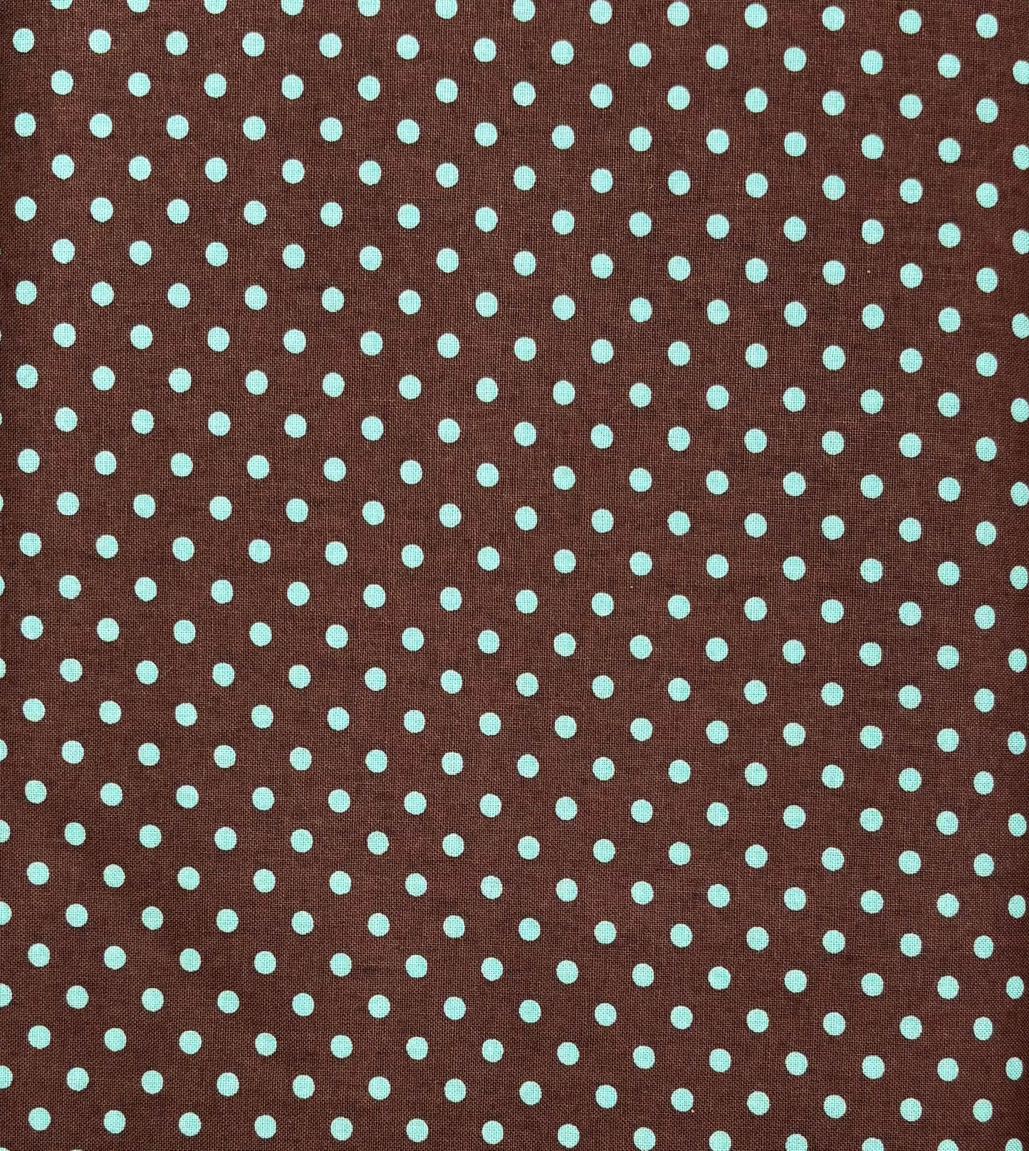 SEVENBERRY Japan - Brown w/ Teal Polka Dots