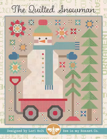 "THE QUILTED SNOWMAN" Quilt Pattern by Lori Holt for It's Sew Emma