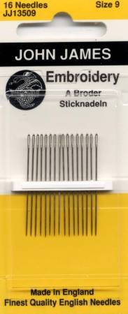 John James Embroidery Needle Size 9