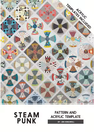 "STEAM PUNK" Quilt Pattern and Template by Jen Kingwell