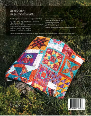 "BOHO HEART BOOKLET" Quilting Pattern by Jen Kingwell