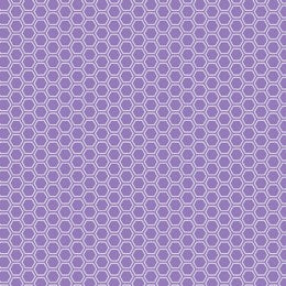 VIOLET FLANNEL : Kimberbell Basics Flannels : "Honeycomb - Violet" #MASF8256 K2