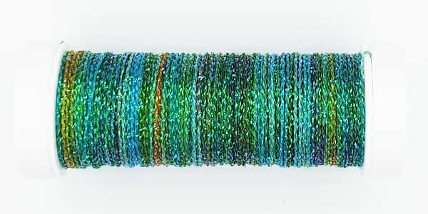 Metallic Twist in GRANDMA MOSES, Tentakulum Painters Threads, 3 Sizes