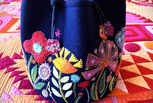 "MARNIE'S GARDEN BAG" Pattern, Wendy Williams-Flying Fish Australia
