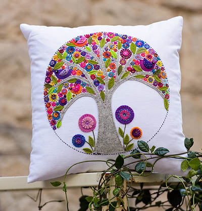 Tree of Life Cushion Pattern & Kits - The Needle & Thread Emporium