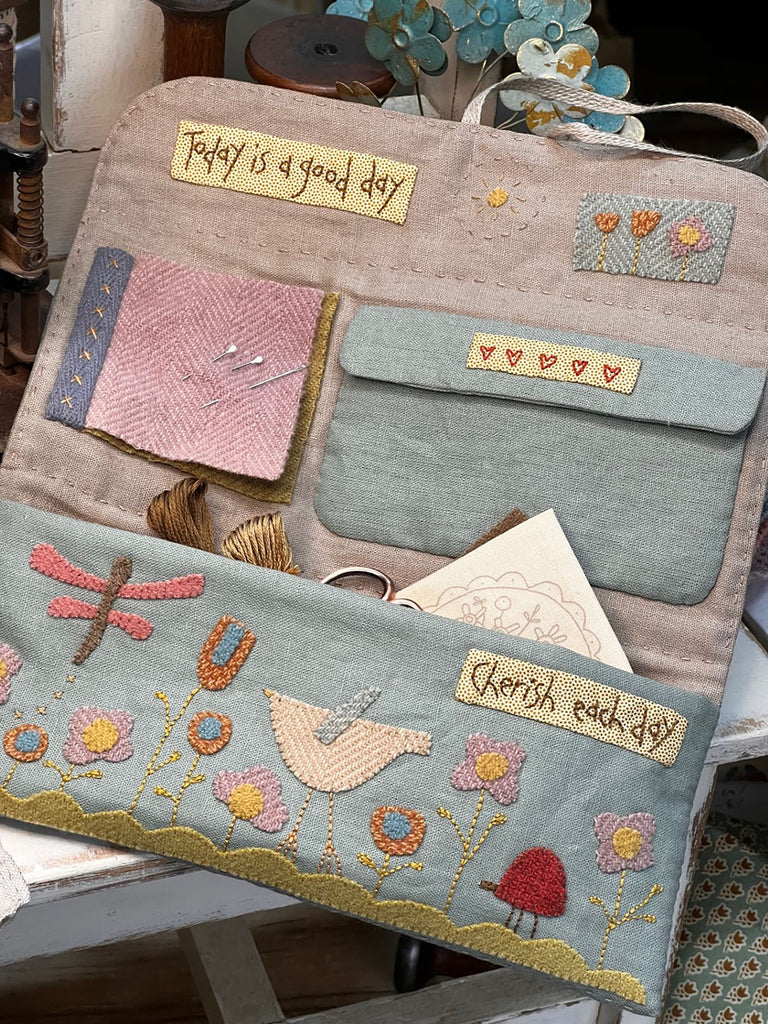 "Cherish Each Day Sewing Case", Pattern by Hatched and Patched