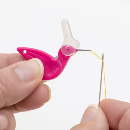 PRYM Love Birdy Needle Threader with Cutter