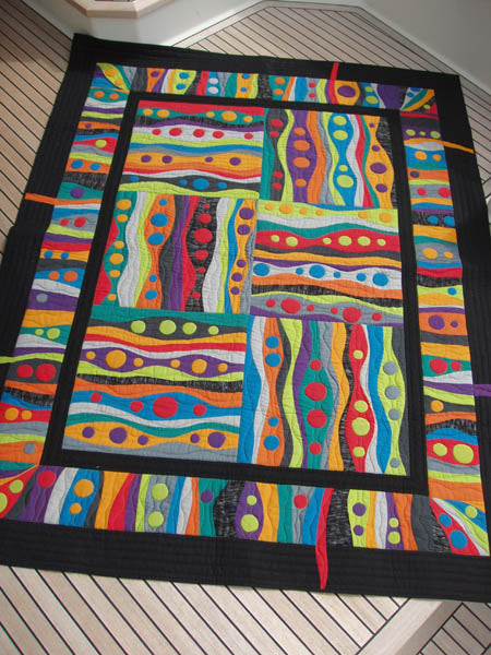 "Pebbly Beach" Quilt Pattern, Wendy Williams Flying Fish Australia