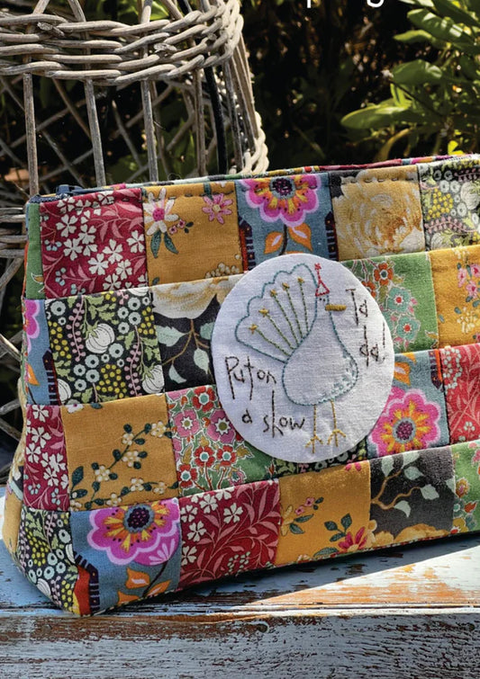 Put On A Show Makeup Bag Pattern by Hatched and Patched