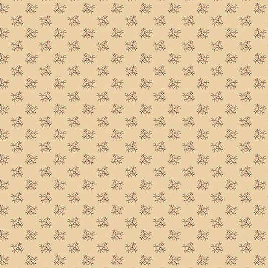 "TWIGS - CREAM" Cheddar & Coal III, Marcus Fabrics, 100% Cotton