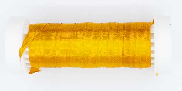 100% Fine Silk Ribbon, Hand Dyed by Tentakulum Painters Threads in KLIMT