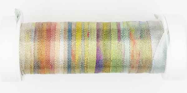 100% Fine Silk Ribbon, Hand Dyed by Tentakulum Painters Threads in INGEMETA