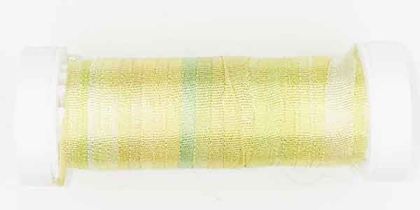 100% Fine Silk Ribbon, Hand Dyed by Tentakulum Painters Threads in POMELO