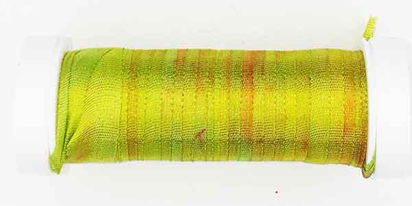 100% Fine Silk Ribbon, Hand Dyed by Tentakulum Painters Threads in ROUSSEAU