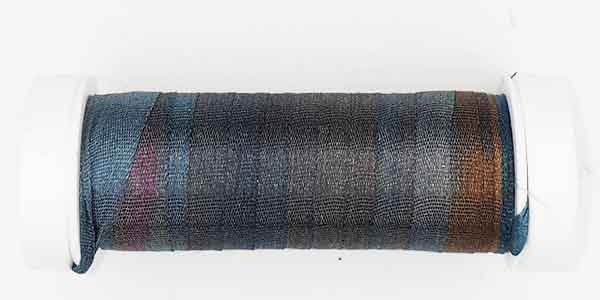 100% Fine Silk Ribbon, Hand Dyed by Tentakulum Painters Threads in GABRIELE