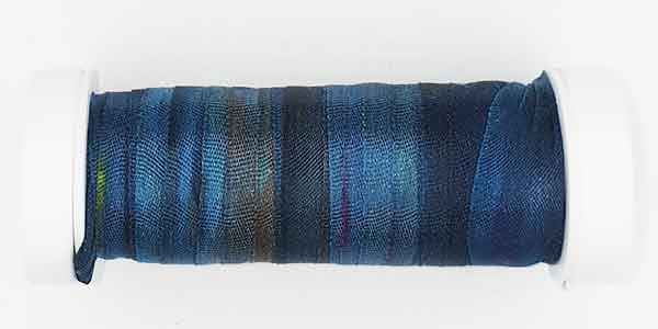 100% Fine Silk Ribbon, Hand Dyed by Tentakulum Painters Threads in GABRIELE