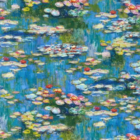 "WATER POND" Digital Print, CLAUDE MONET DIGITAL COLLECTION, Robert Kaufman