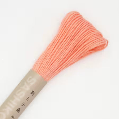 "ORANGE/PEACH" #ST-20SP-25 OLYMPUS SASHIKO THREAD